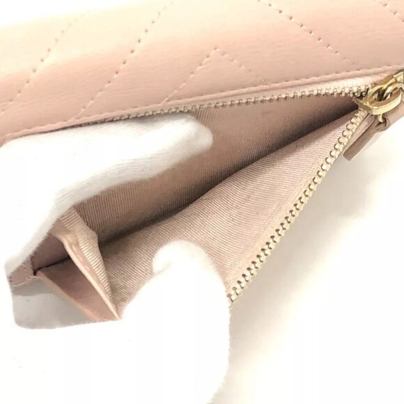 CHANEL V-Stitch Chevron CompactWallet Wallet Trifold wallet Lambskin Leather - Picture 16 of 16